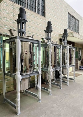 مادة إعادة طحن لزجة PET Crystallizer Dryer حلقة مغلقة SUS Steel لـ PLA PA TPU