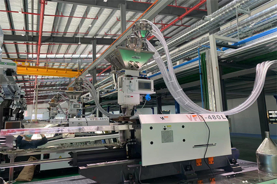 نظام التغذية المركزية التي يتم التحكم بها بواسطة PLC 0.5-2T / H القدرة على نقل التحكم عن بعد