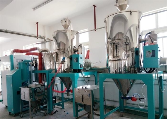 18KW Auto Hygroscopic Plastic Hopper Dryer OHD-750-O مع سطح SUS