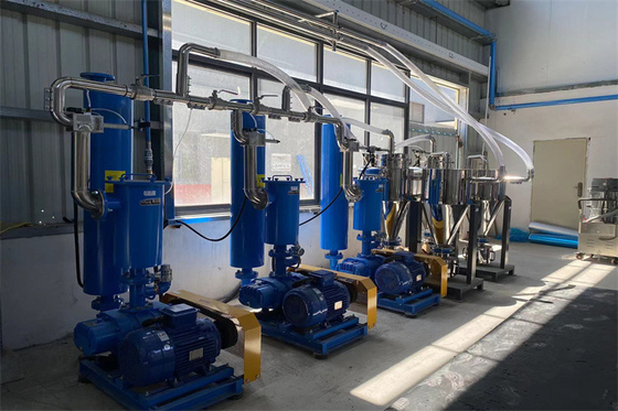 نظام التغذية المركزية التي يتم التحكم بها بواسطة PLC 0.5-2T / H القدرة على نقل التحكم عن بعد